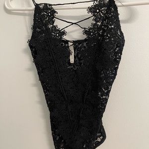Bodysuit women , color black , Size -S
